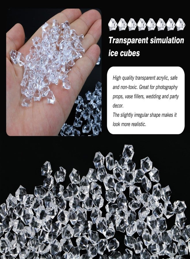 Firstly Traders 100g by Weight Clear Acrylic Crystals for Home Decoration| Vase fillers Aquarium Decoration Items - Image 5